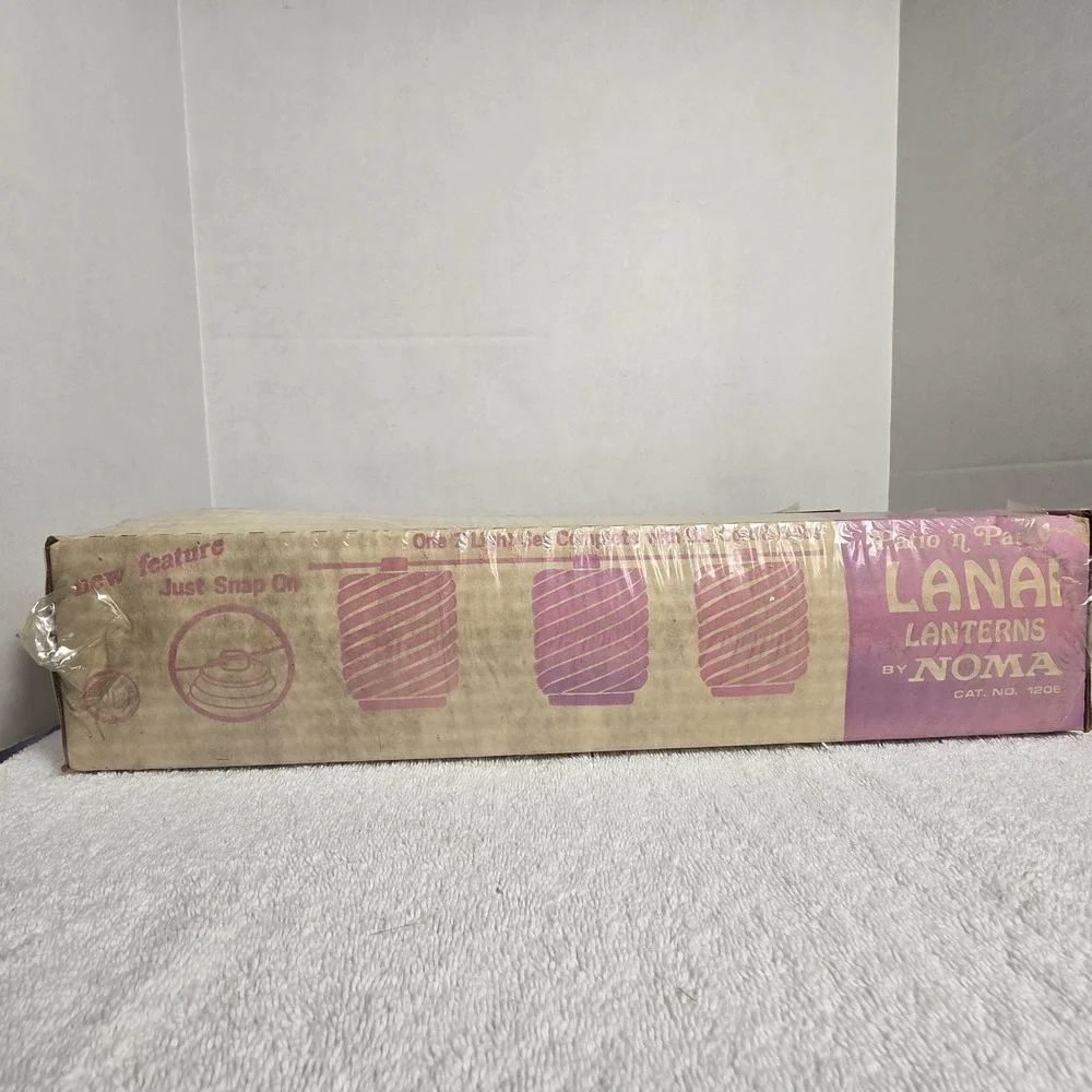 Vintage Lanai Lanterns By‎ Noma Indoor Outdoor Tropical Decor Multicolor